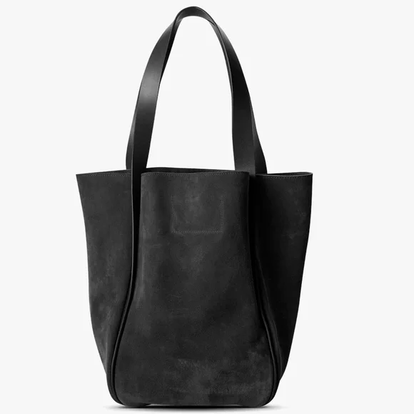 Shinola Detroit suede leather Birdy Day Tote slouchy structured luxury work - Picture 12 of 17